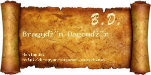 Bragyán Dagomér névjegykártya